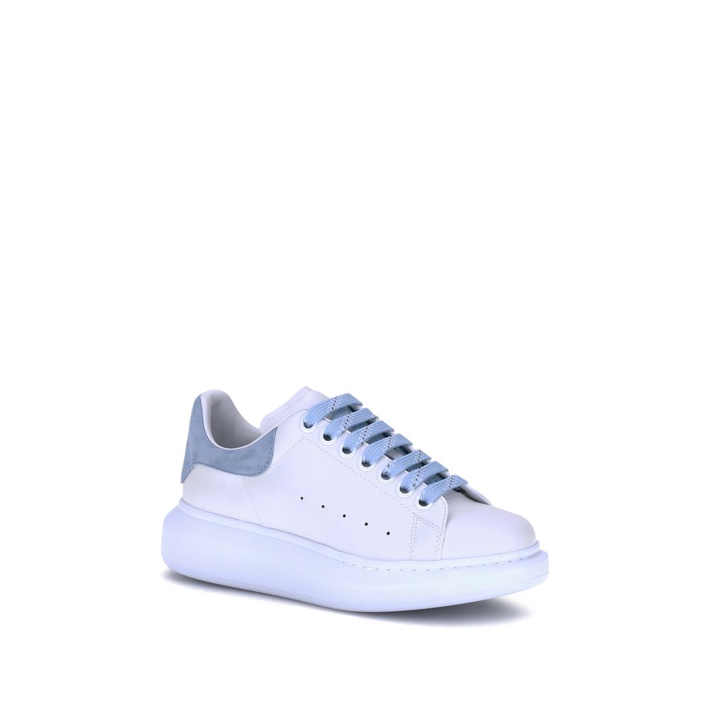 Alexander McQueen Light Blue Calf Leather Bos Taurus Platform Sneakers | Regal Royce