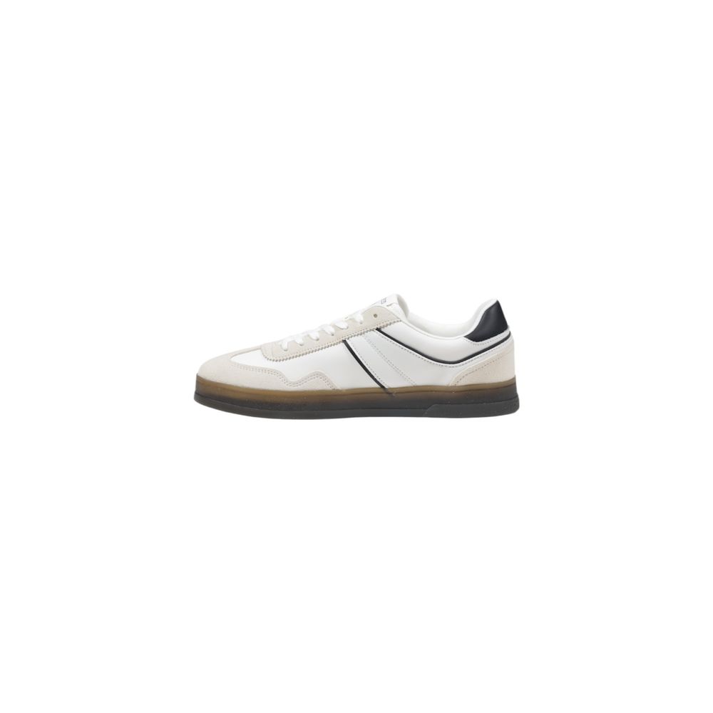 Tommy Hilfiger Jeans Black Leather Low Top Sneakers | Regal Royce