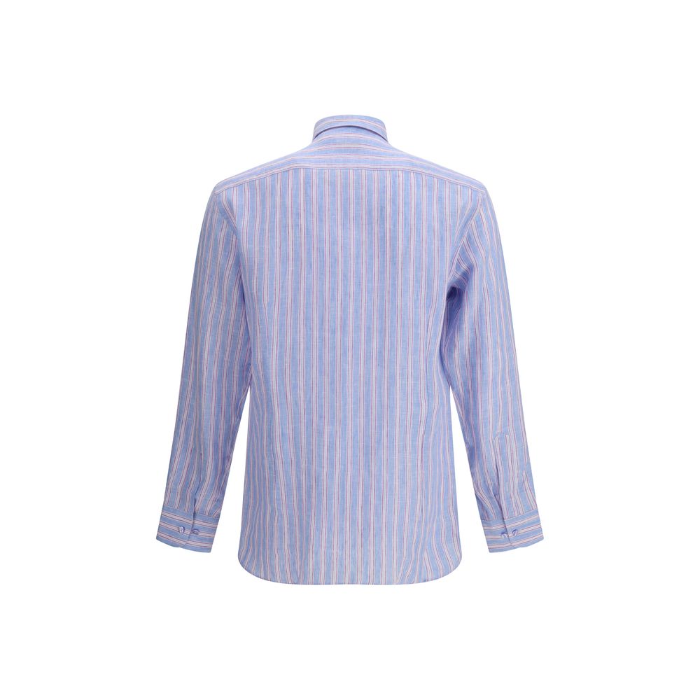 Etro Multicolor Linen Pattern Shirt | Regal Royce