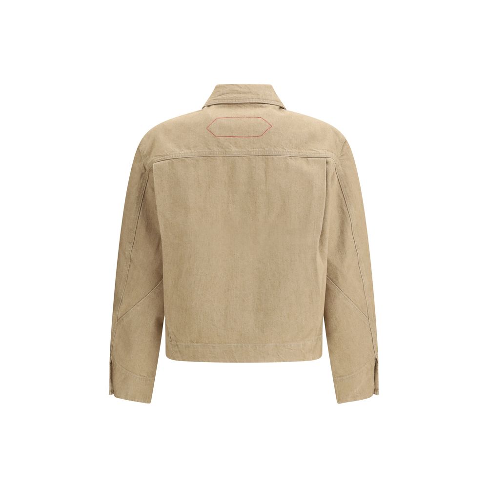 Jacquemus Beige Cotton Denim Jacket | Regal Royce