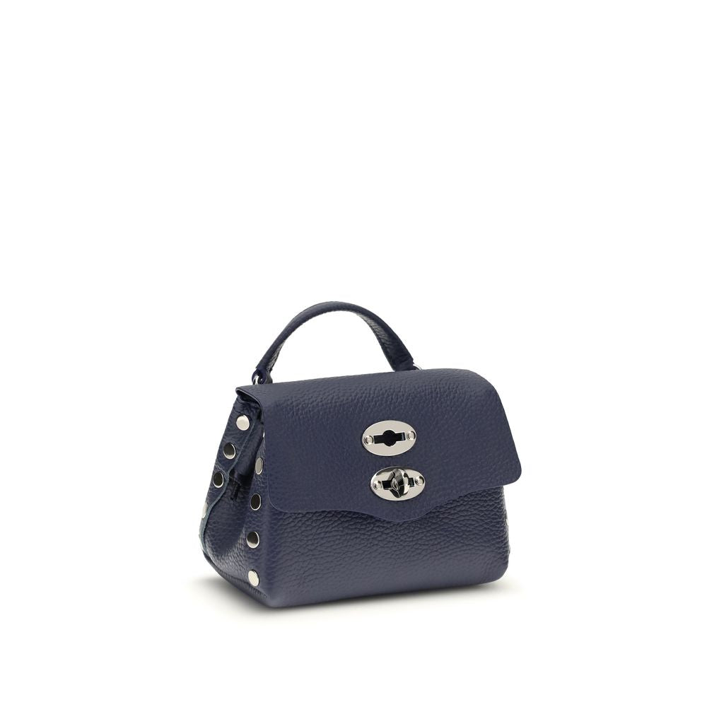 Zanellato Blue Calf Leather Bos Taurus Shoulder Bag | Regal Royce