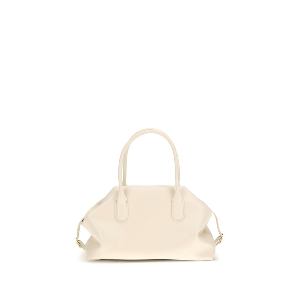 THEMOIRè Cream Other Fibres Shoulder Bag | Regal Royce