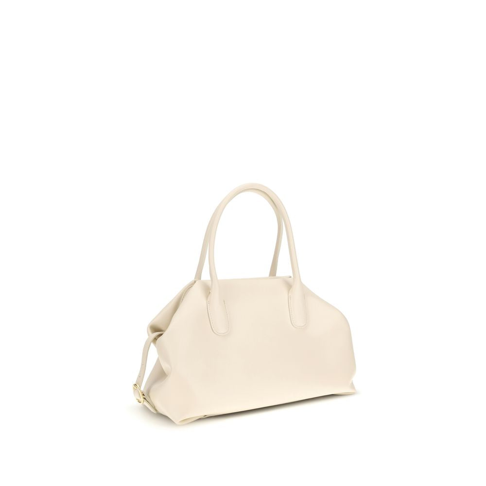 THEMOIRè Cream Other Fibres Shoulder Bag | Regal Royce