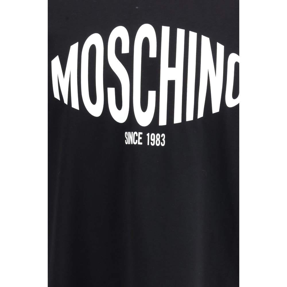 Moschino Black Cotton T-Shirt | Regal Royce
