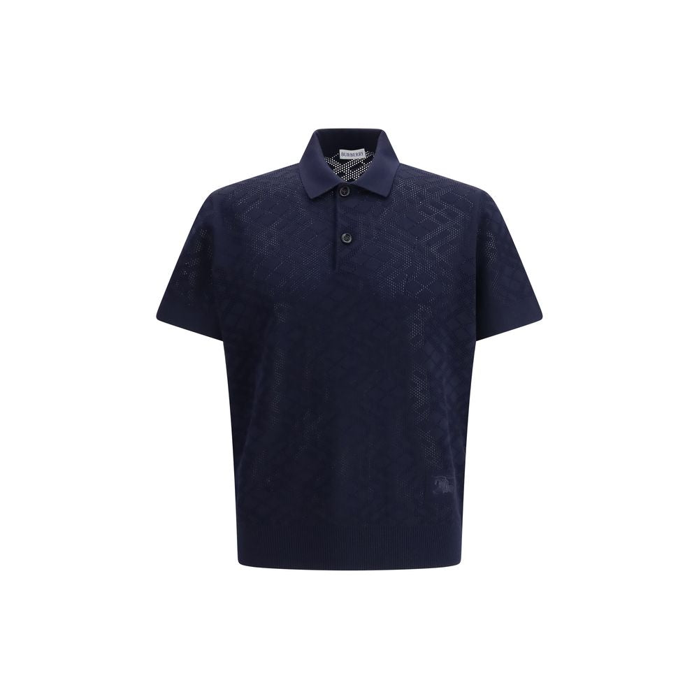 Burberry Blue Wool Polo Shirt | Regal Royce