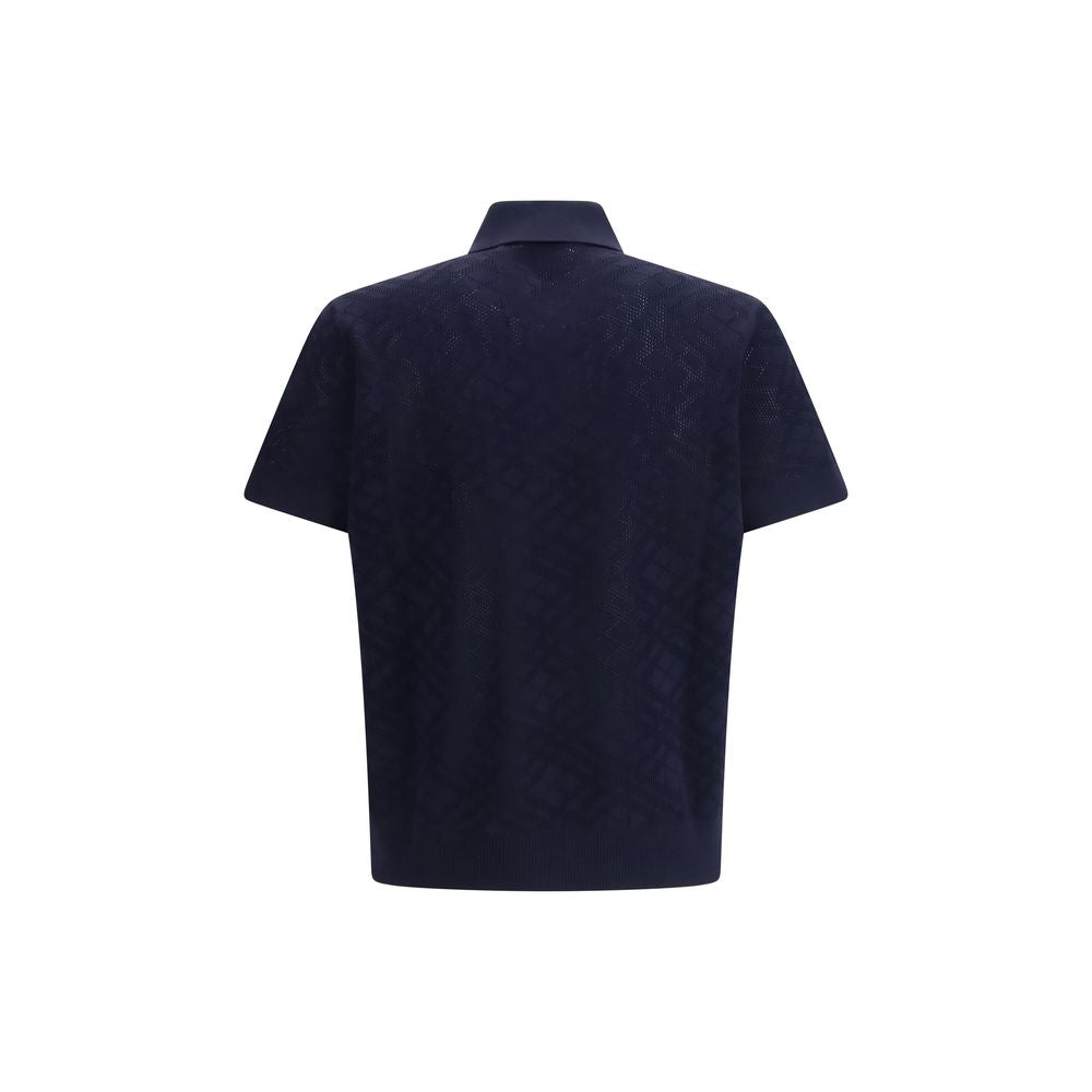 Burberry Blue Wool Polo Shirt | Regal Royce