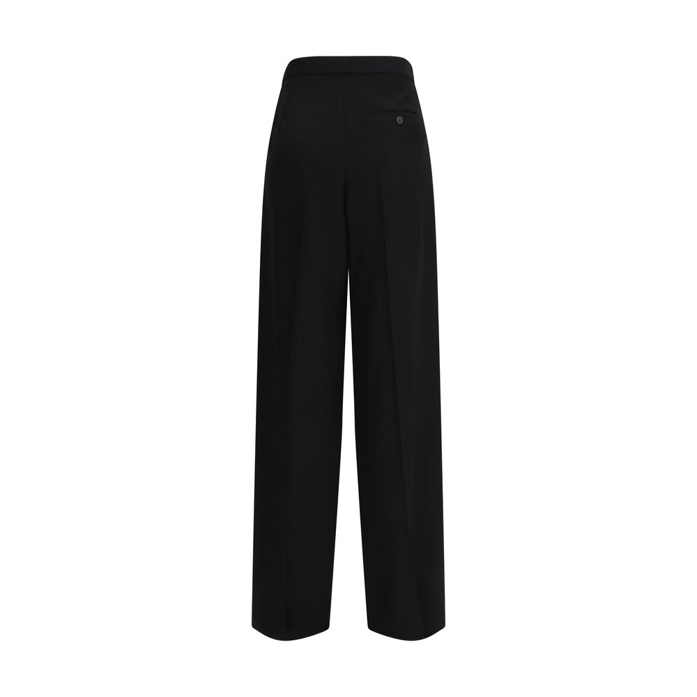 Balenciaga Black Cotton Dress Pants | Regal Royce