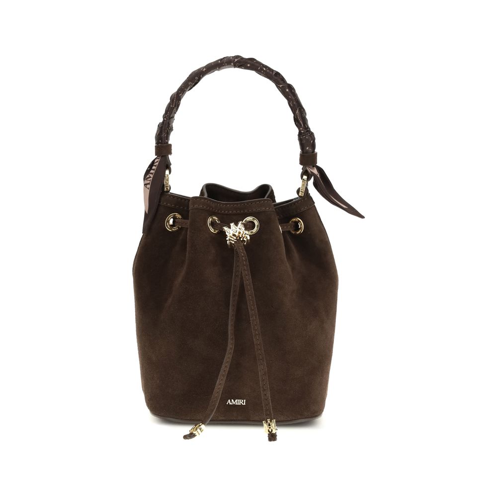 Amiri Brown Calf Leather Bos Taurus Shoulder Bag | Regal Royce