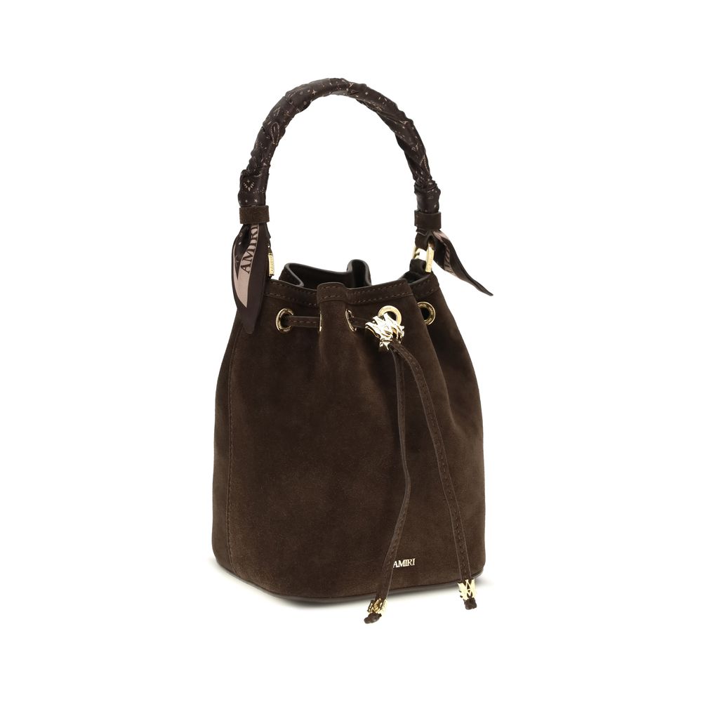 Amiri Brown Calf Leather Bos Taurus Shoulder Bag | Regal Royce