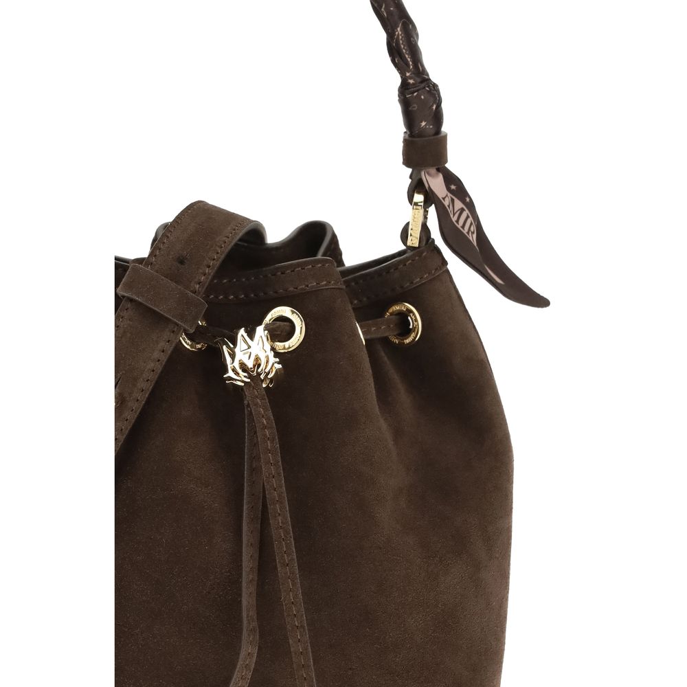 Amiri Brown Calf Leather Bos Taurus Shoulder Bag | Regal Royce