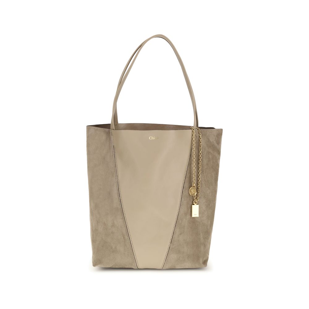 Chloé Beige Leather Shoulder Bag | Regal Royce