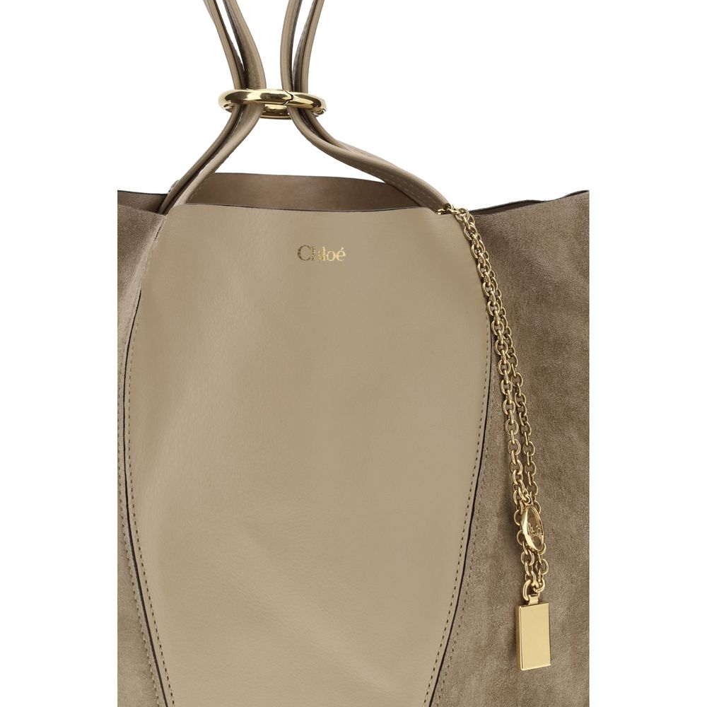 Chloé Beige Leather Shoulder Bag | Regal Royce