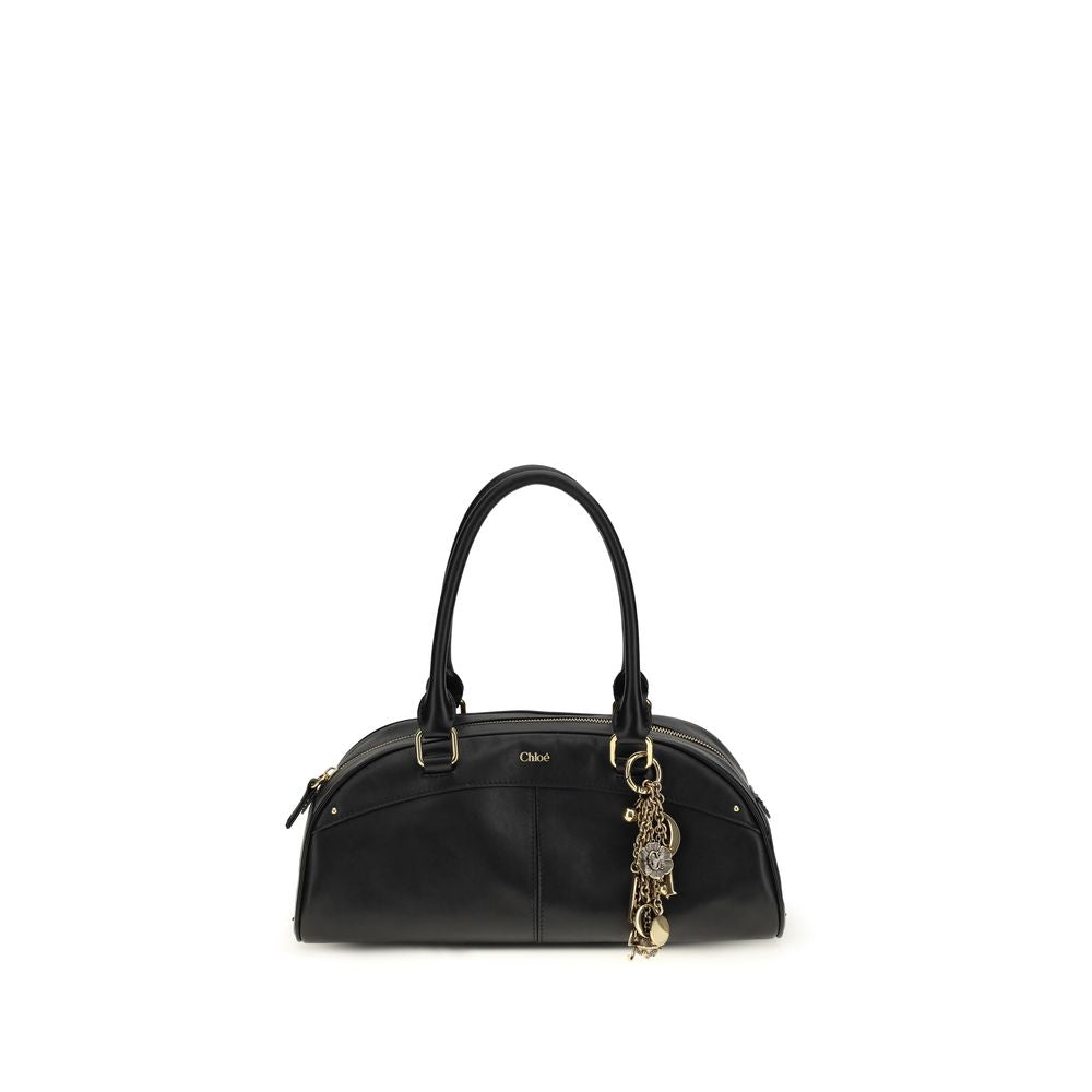Chloé Black Calf Leather Bos Taurus Shoulder Bag | Regal Royce