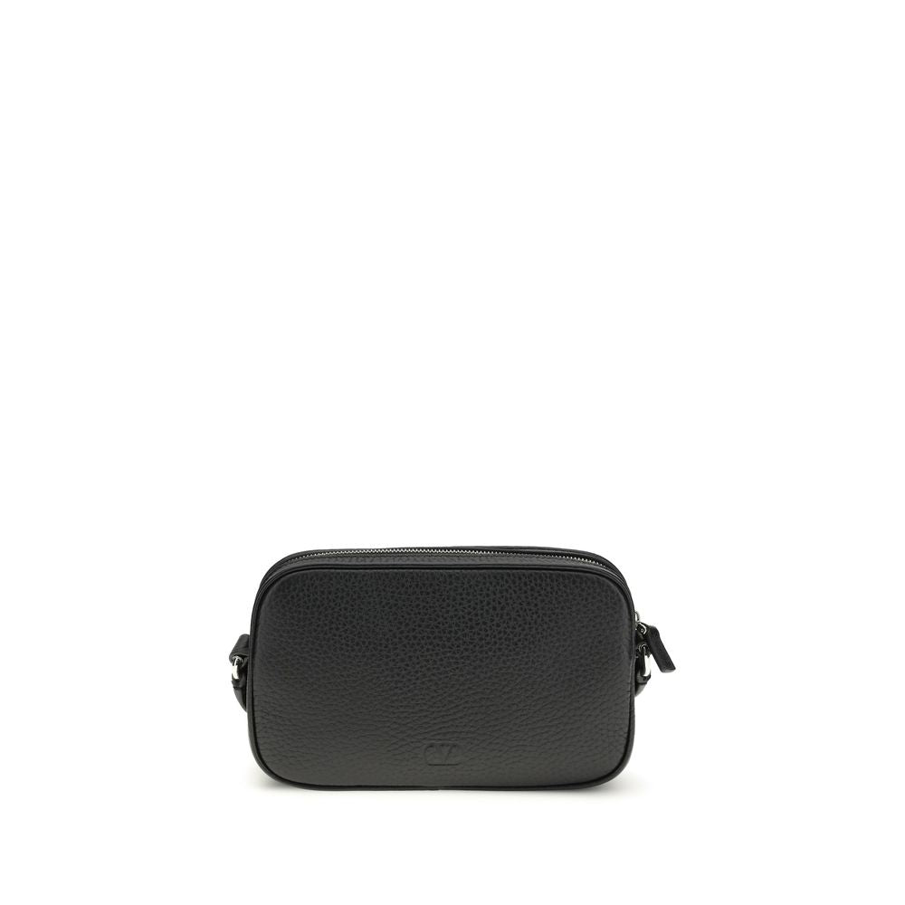 Valentino Garavani Black Calf Leather Bos Taurus Accessories | Regal Royce