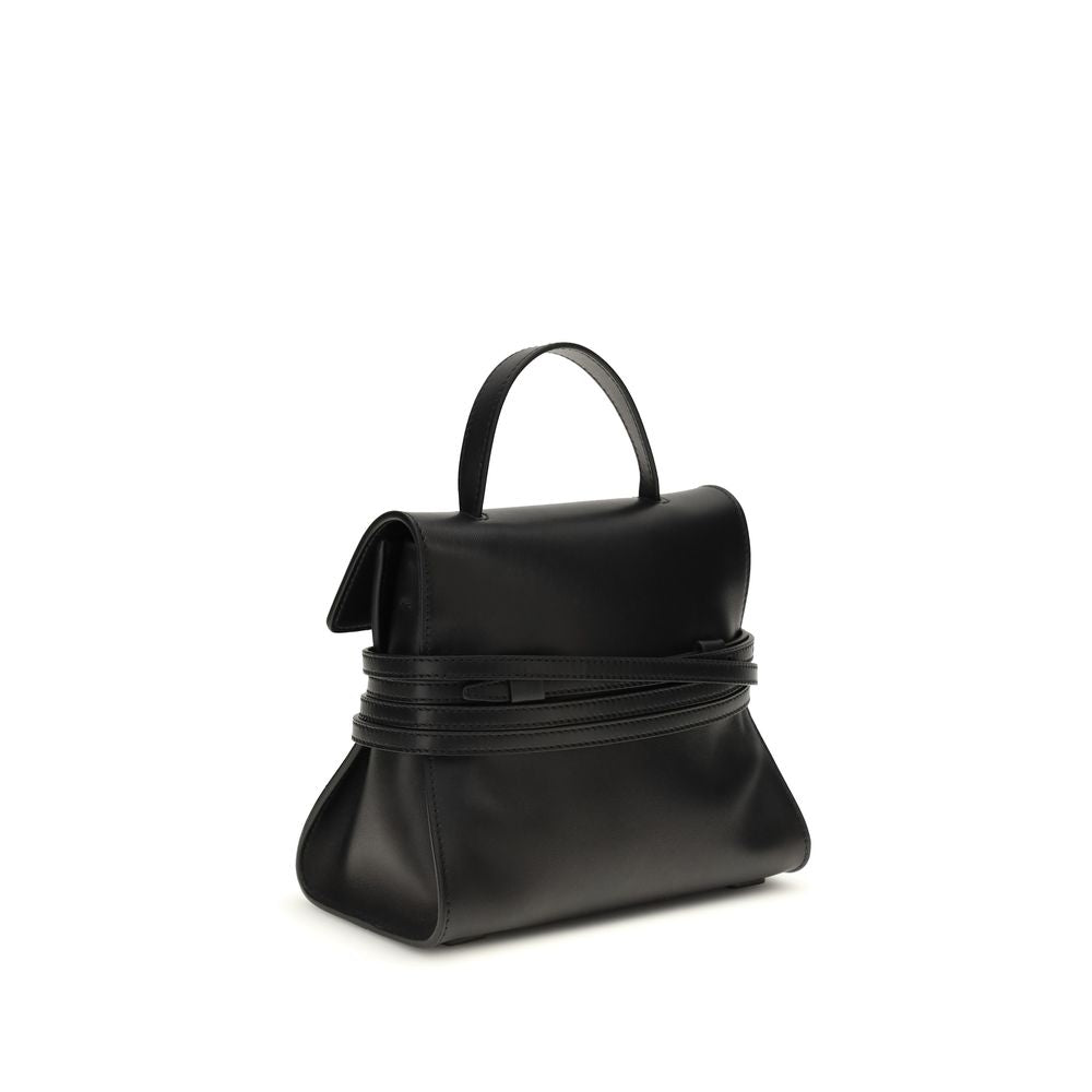Moschino Black Calf Leather Bos Taurus Handbag | Regal Royce