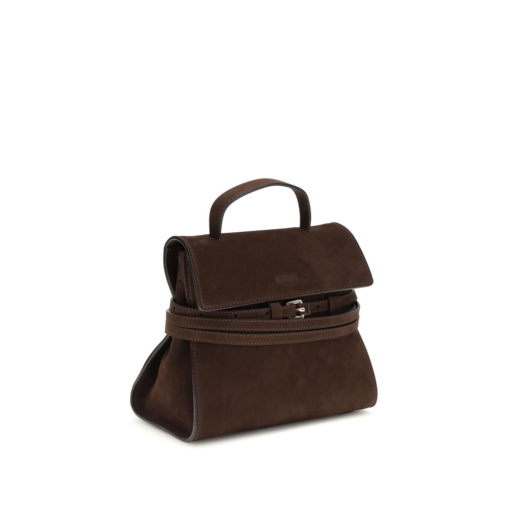 Moschino Brown Calf Leather Bos Taurus Handbag | Regal Royce