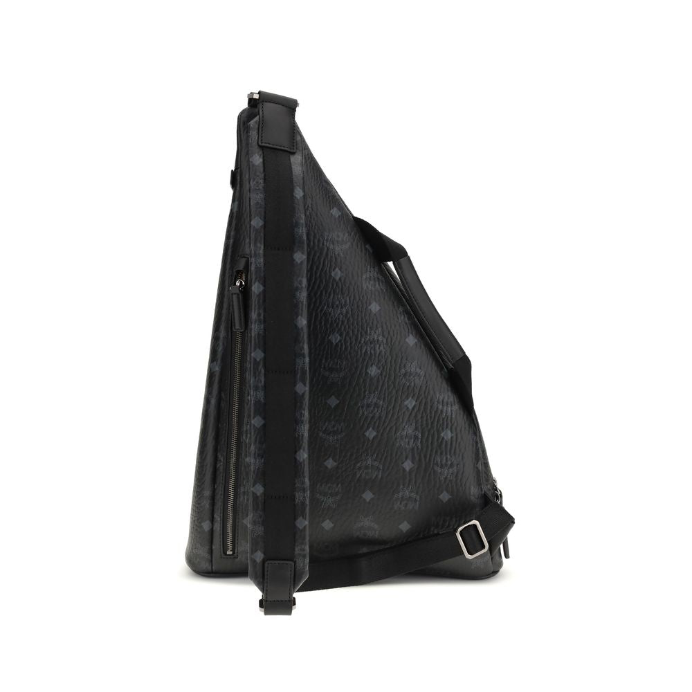 MCM Black Fabric Shoulder Bag | Regal Royce