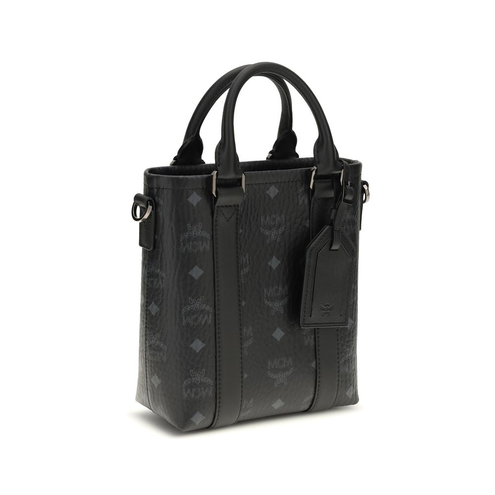 MCM Black Fabric Shoulder Bag | Regal Royce