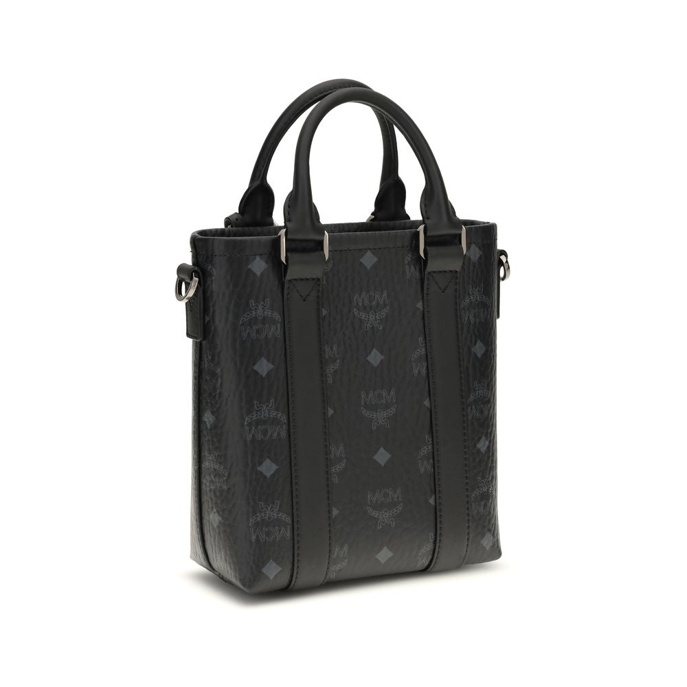 MCM Black Fabric Shoulder Bag | Regal Royce
