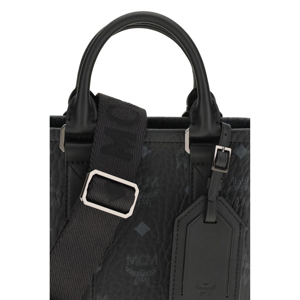MCM Black Fabric Shoulder Bag | Regal Royce