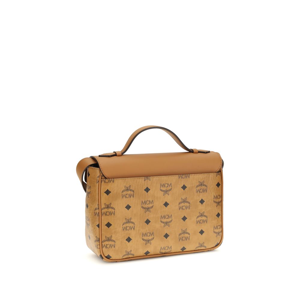 MCM Beige Fabric Shoulder Bag | Regal Royce