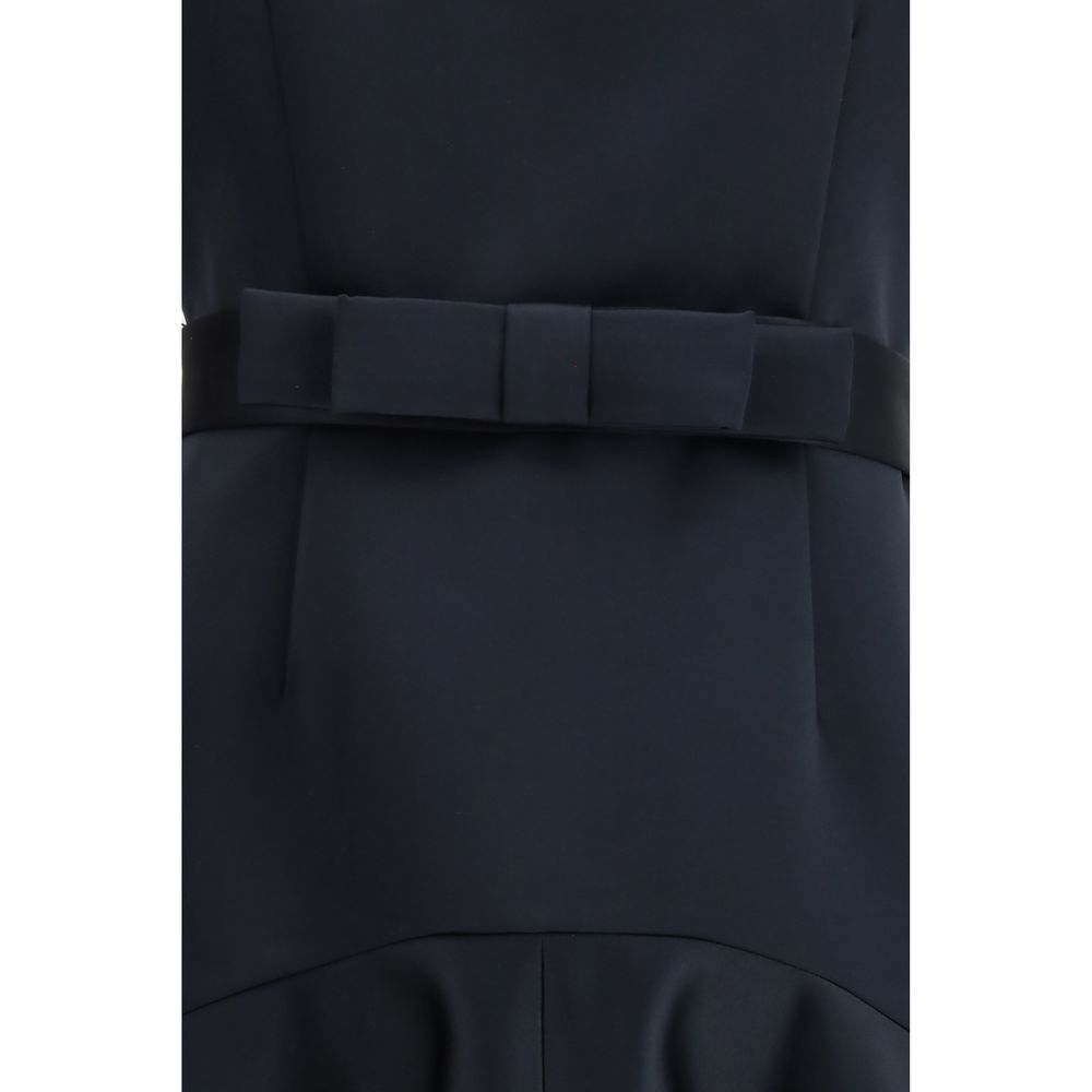 P.A.R.O.S.H. Blue Polyester Casual Dress | Regal Royce