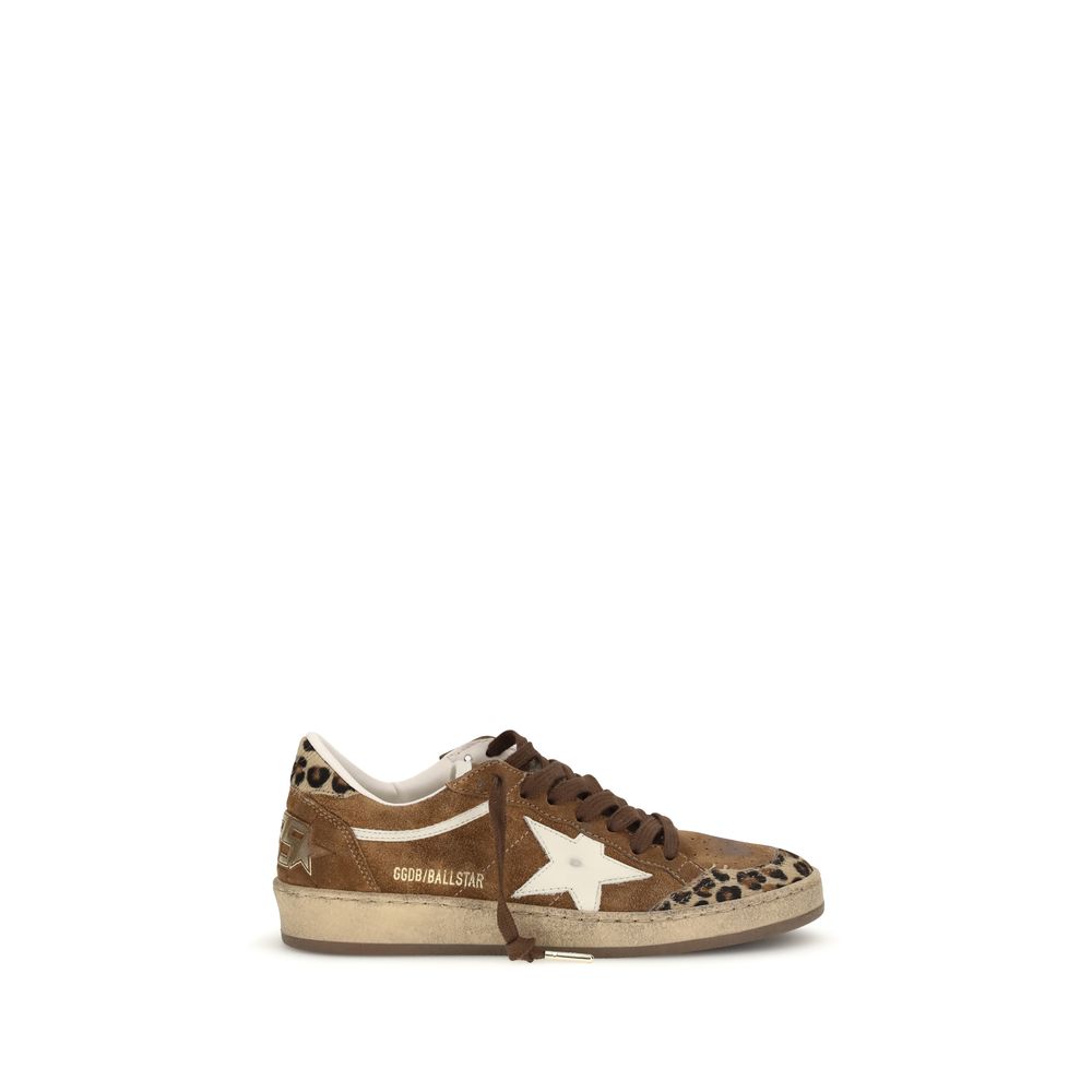 Golden Goose Brown Calf Leather Bos Taurus Low Top Sneakers | Regal Royce