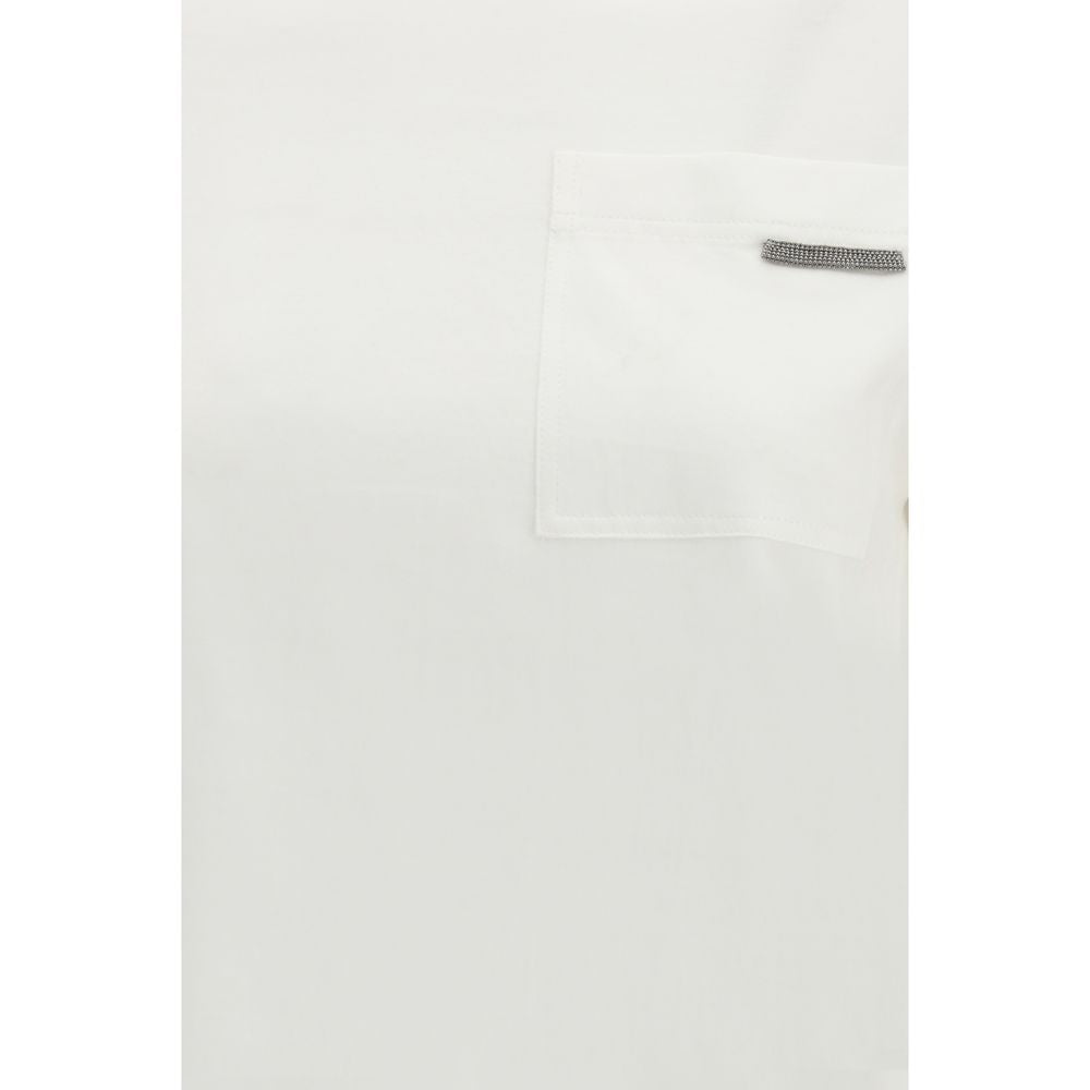 Brunello Cucinelli White Cotton T-Shirt | Regal Royce