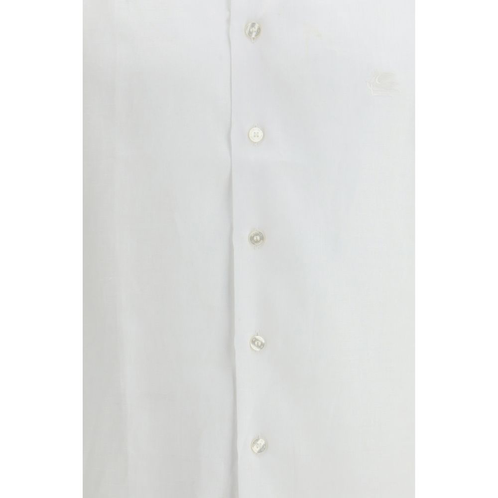 Etro White Linen Dress Shirt | Regal Royce