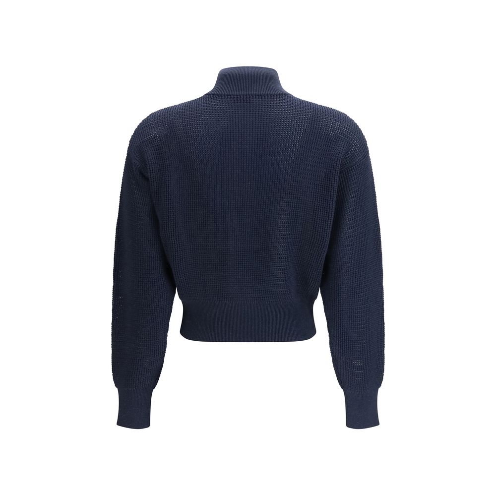 Brunello Cucinelli Blue Cotton Cardigan | Regal Royce