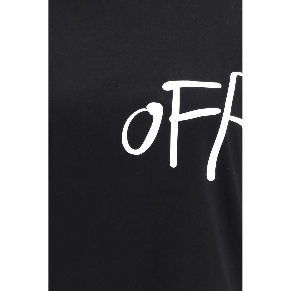 Off-White Black Cotton T-Shirt | Regal Royce