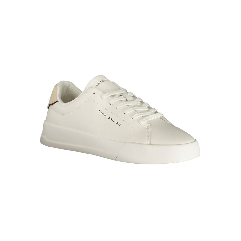Tommy Hilfiger Bianco Polyurethane Men Sneaker | Regal Royce