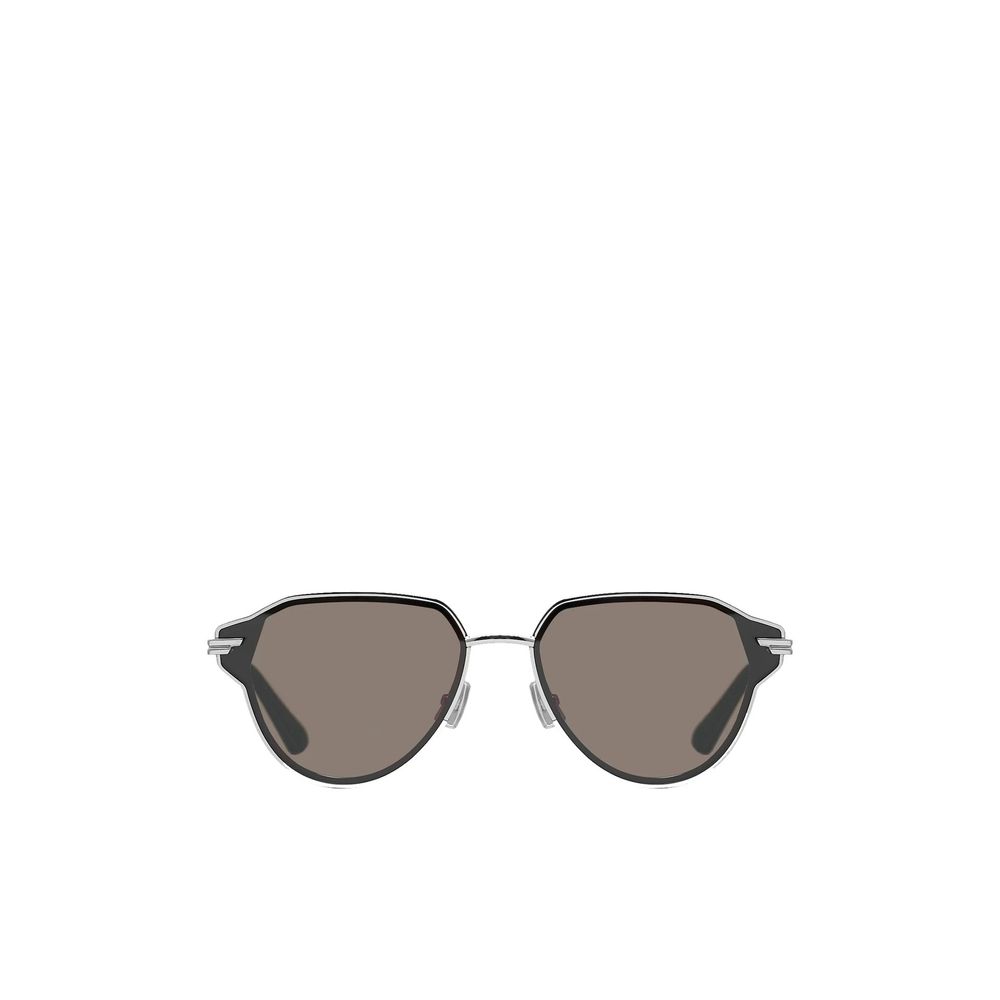 Bottega Veneta Silver Metal Sunglasses | Regal Royce