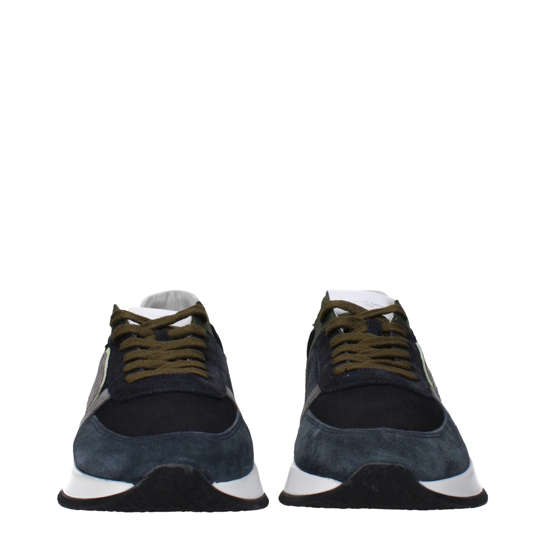 Philippe Model Blue Leather Low Top Sneakers | Regal Royce