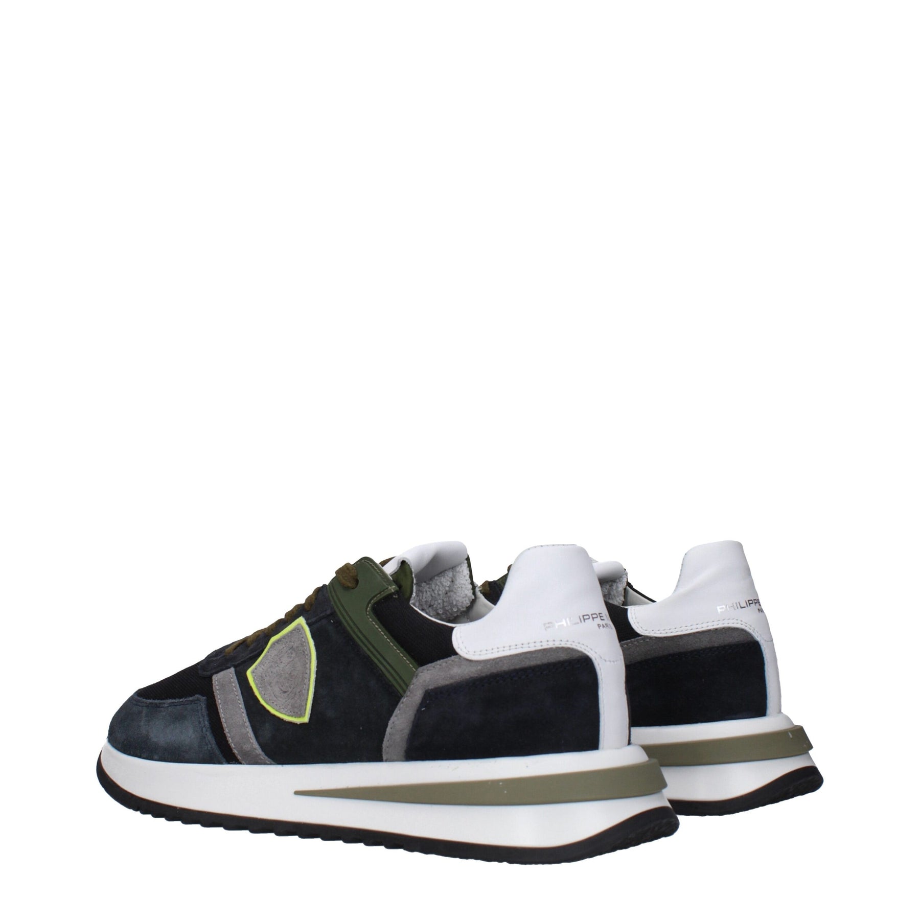 Philippe Model Blue Leather Low Top Sneakers | Regal Royce