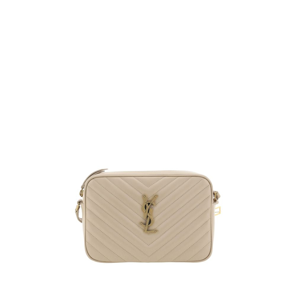 Saint Laurent Beige Calf Leather Bos Taurus Shoulder Bag | Regal Royce