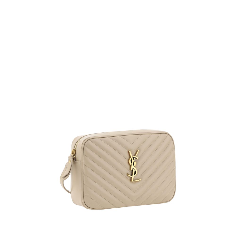 Saint Laurent Beige Calf Leather Bos Taurus Shoulder Bag | Regal Royce