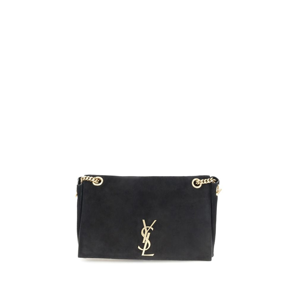Saint Laurent Black Calf Leather Bos Taurus Shoulder Bag | Regal Royce