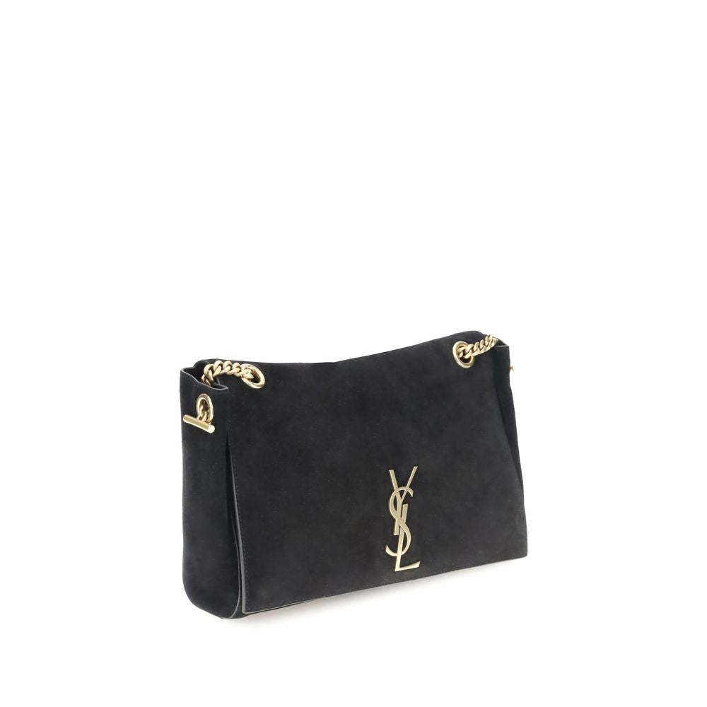 Saint Laurent Black Calf Leather Bos Taurus Shoulder Bag | Regal Royce