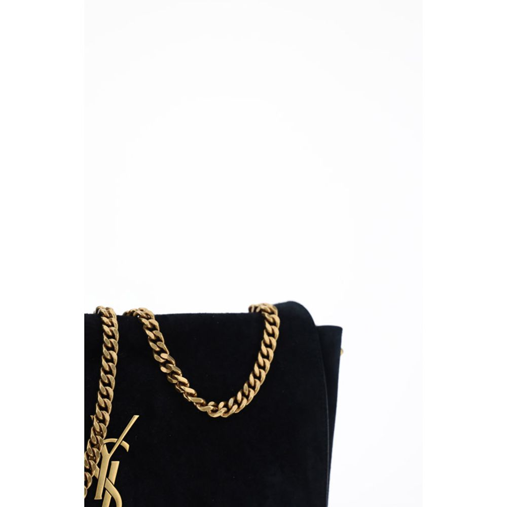 Saint Laurent Black Calf Leather Bos Taurus Shoulder Bag | Regal Royce