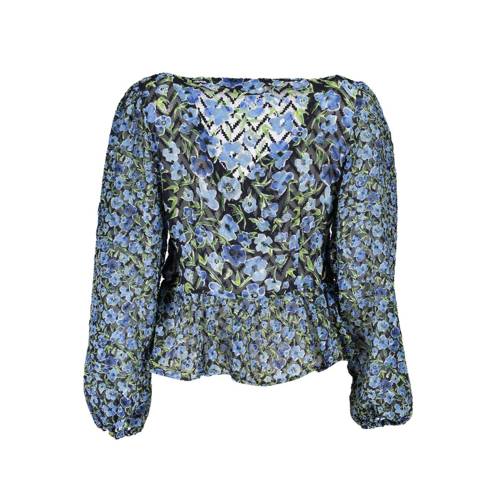 Desigual Blue Polyester Women Blouse | Regal Royce