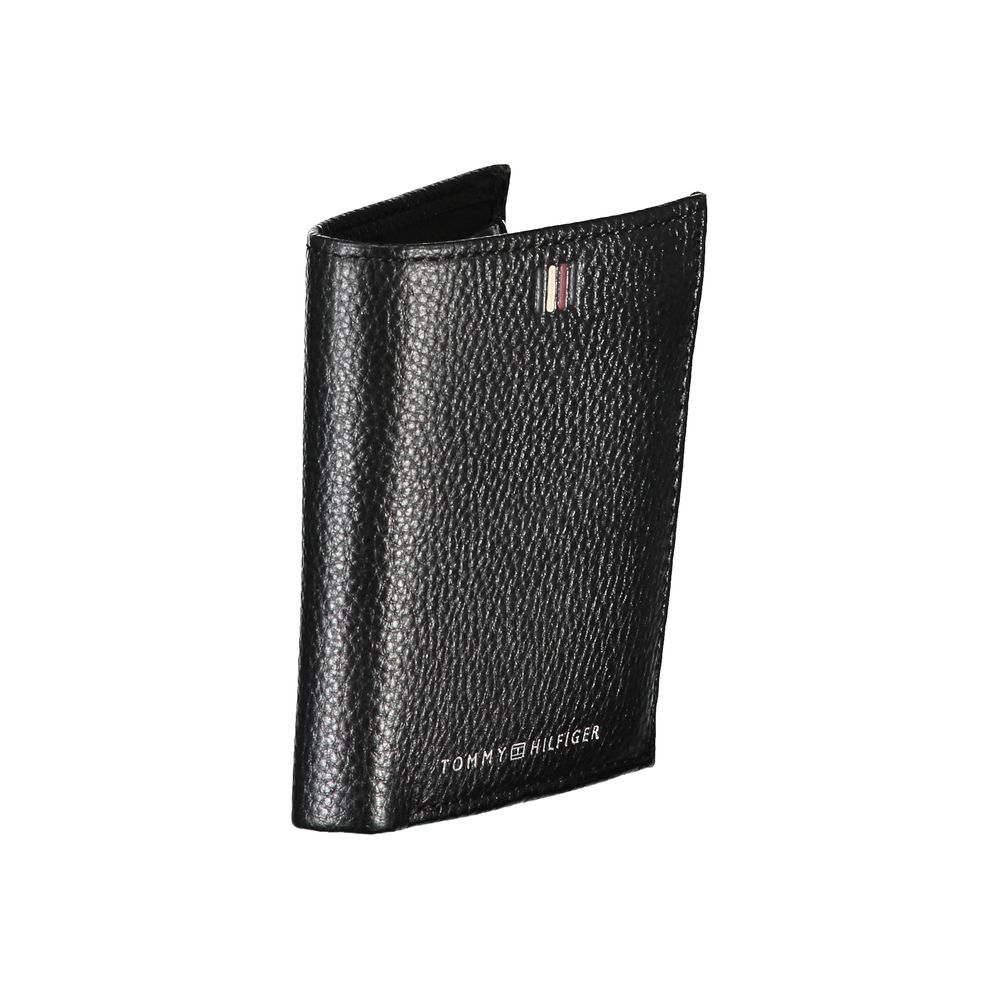 Tommy Hilfiger Black Leather Men Wallet | Regal Royce