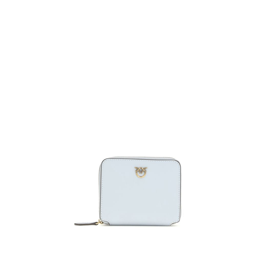 PINKO Light Blue Calf Leather Bos Taurus Wallet | Regal Royce