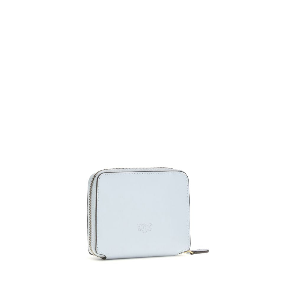 PINKO Light Blue Calf Leather Bos Taurus Wallet | Regal Royce