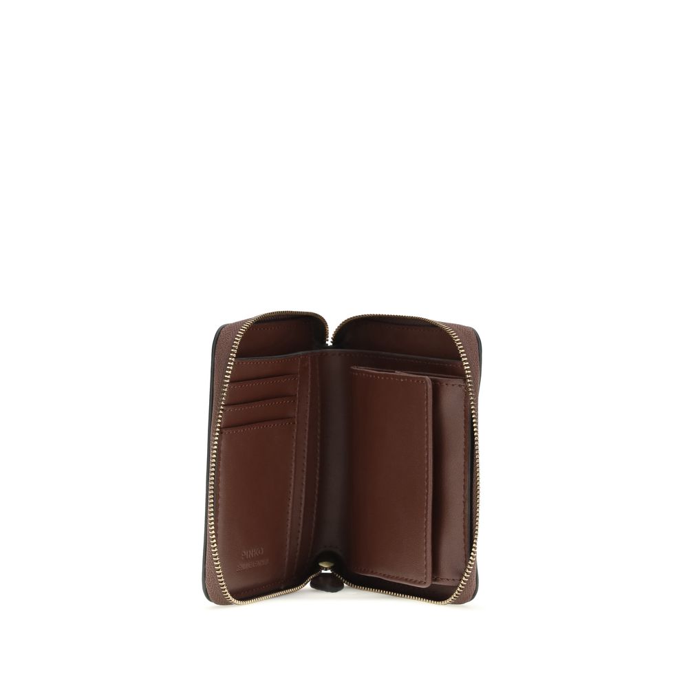 PINKO Brown Calf Leather Bos Taurus Wallet | Regal Royce