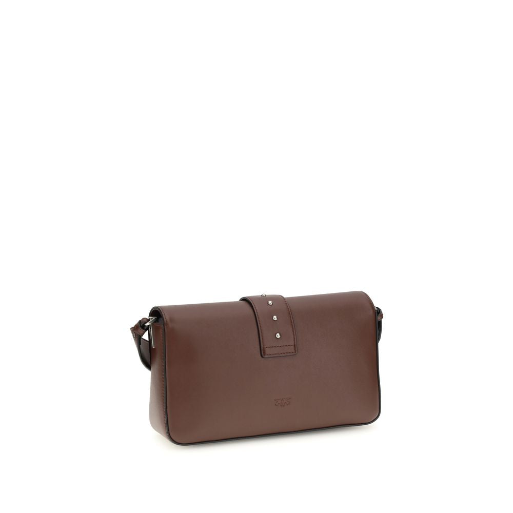 PINKO Brown Leather Shoulder Bag | Regal Royce