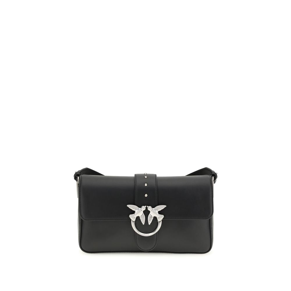 PINKO Black Leather Shoulder Bag | Regal Royce