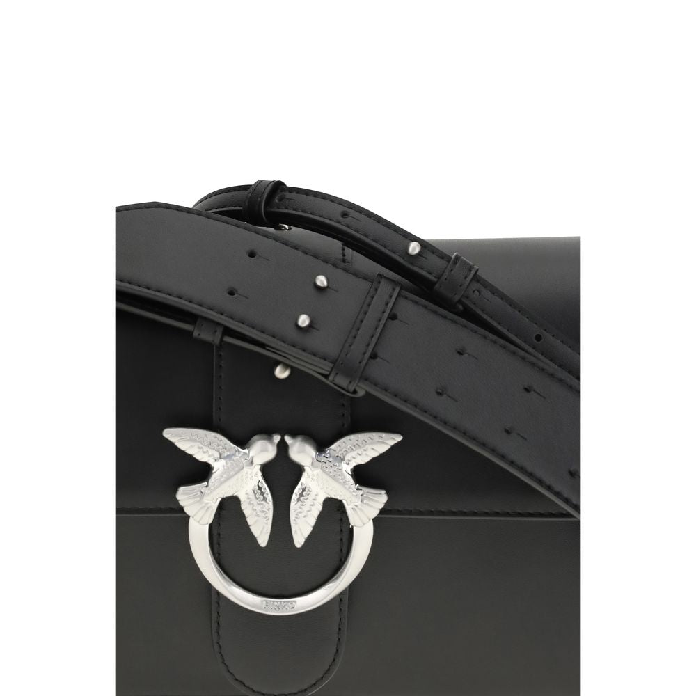 PINKO Black Leather Shoulder Bag | Regal Royce