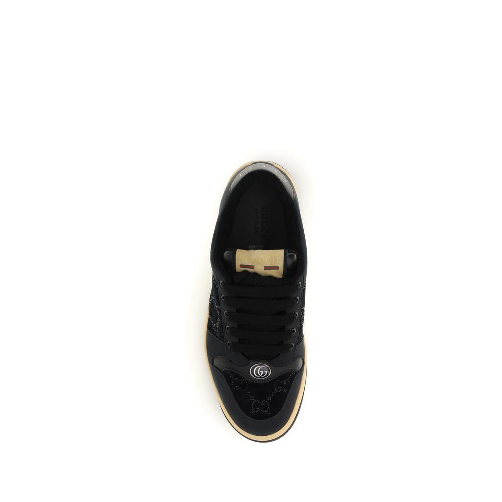 Gucci Blue Calf Leather Bos Taurus Athletic Sneakers | Regal Royce