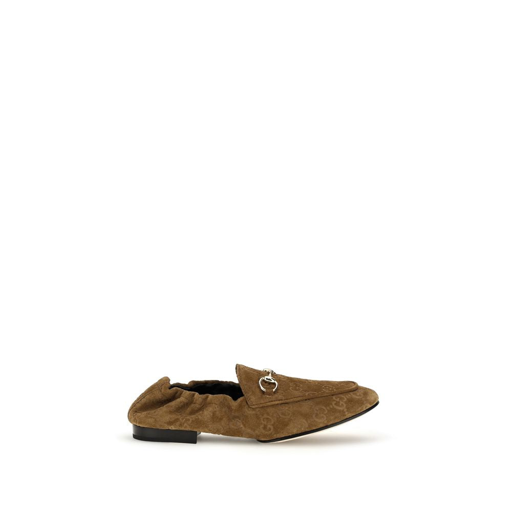 Gucci Brown Calf Leather Bos Taurus Slip-On Loafers | Regal Royce